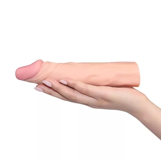 Lovetoy Pleasure X-tender - Penis Sleeve - 19cm (Natural) 