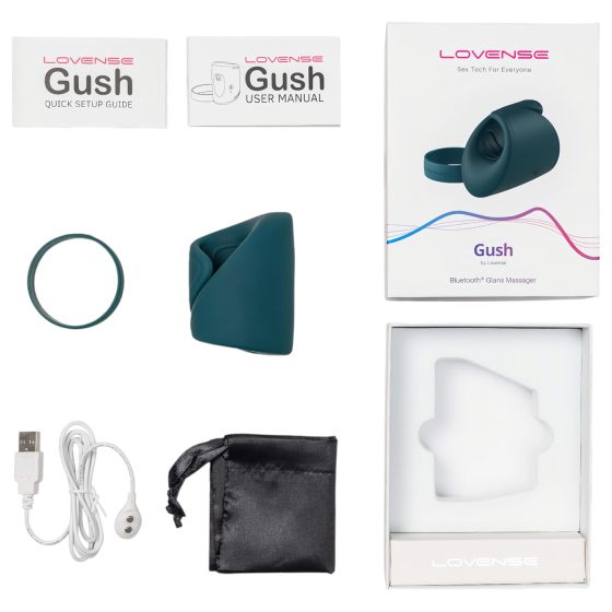 LOVENSE Gush - Smart Male Massager (Gray)