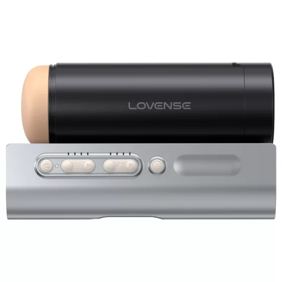 Lovense Solace Pro - app-controlled thrusting masturbator for men (black)
