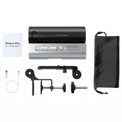   Lovense Solace Pro - App-controlled masturbator for men (black)