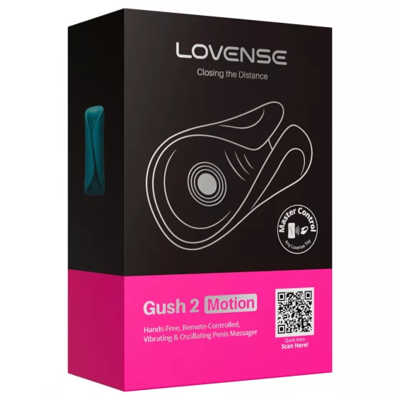 Lovense Gush 2 - App-controlled glans vibrator (turquoise)