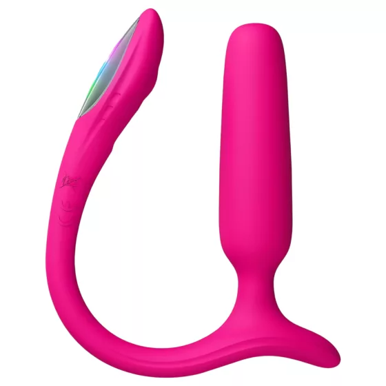 Lovense Lush Anal - App-controlled anal vibrator with LED - pink