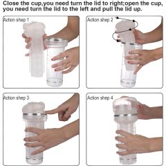 Tracy's Dog Crystal - Realistic Clear Masturbator