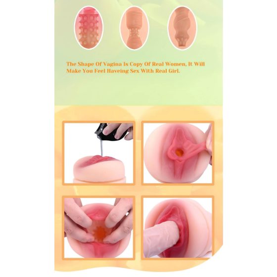 Tracy's Dog Cup - Realistic Male Masturbator (Black-Natural)