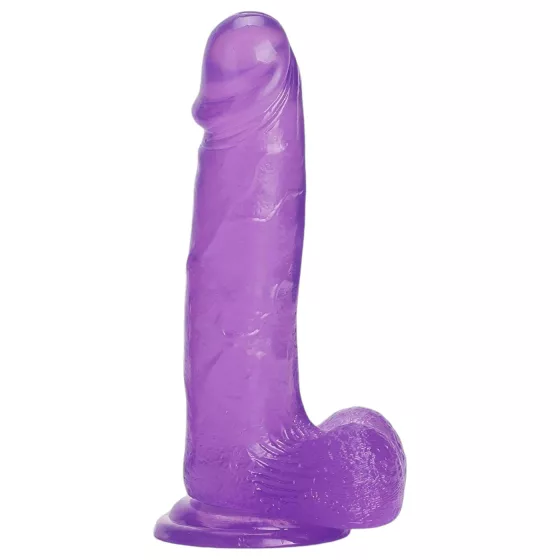 Tracy's Dog Jelly 8 - purple dildo with balls and suction cup