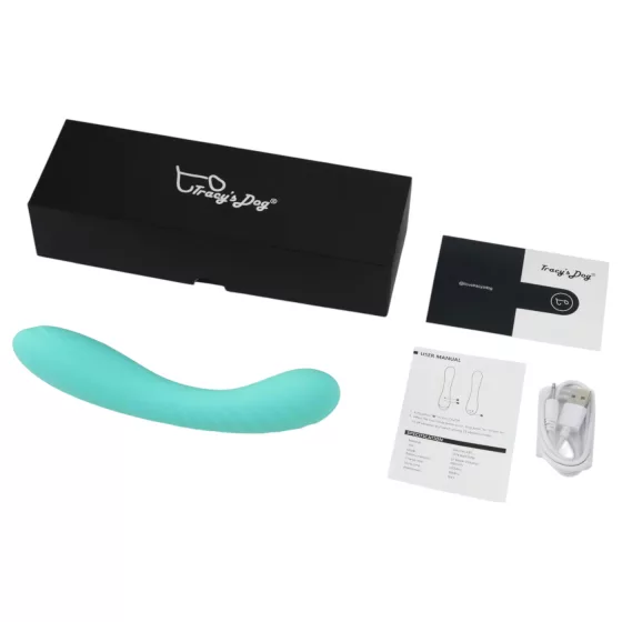Tracy's Dog Teal - Rechargeable G-spot Vibrator (Turquoise)