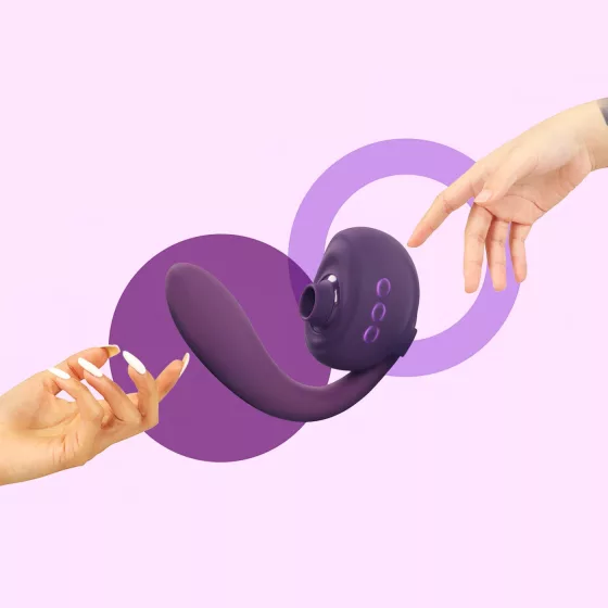Tracy's Dog OG 3 - clitoral suction G-spot vibrator (purple)