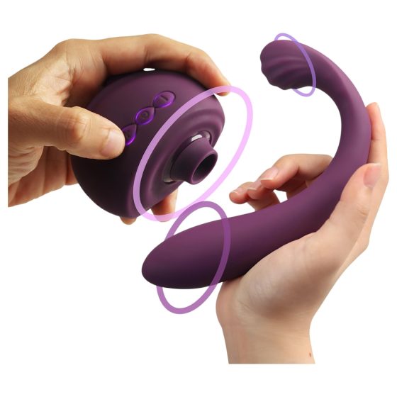 Tracy's Dog OG 3 - Purple G-Spot & Clitoral Suction Vibrator