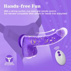 Tracy's Dog Jelivoy - Realistic Purple Vibrator, 22cm
