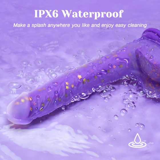 Tracy's Dog Jelivoy - Realistic Purple Vibrator, 22cm
