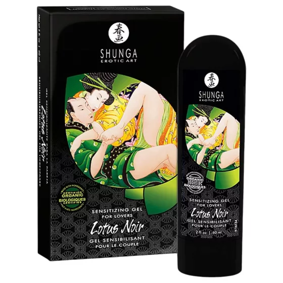 Shunga Lotus Noir - unisex stimulating gel (60 ml)