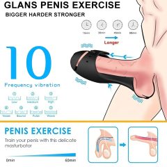 Leopard - Rechargeable Nut Vibrator (Black)