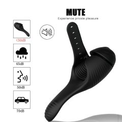 Leopard - Rechargeable Nut Vibrator (Black)