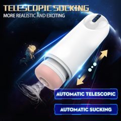 Leopard - Up-and-Down Vibrating Stroker (White)