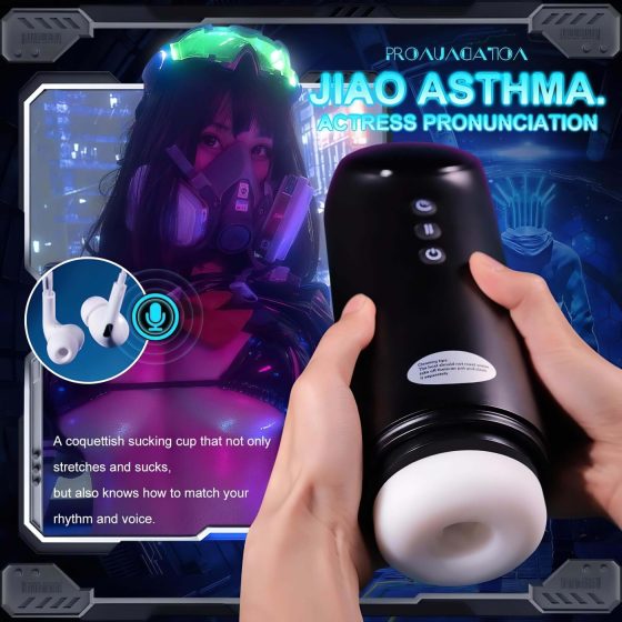 Leopard - Dual-action Suction Vibrator (Black)