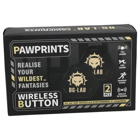 DG-LAB PawPrints - wireless sensor button (black) - pack of 2