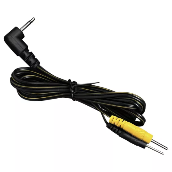 DG-LAB - Electrode cable from 2.5 mm jack to 2 mm pins (black)