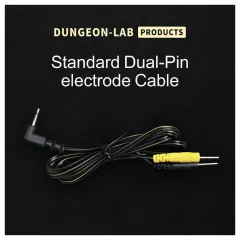   DG-LAB - Electrode cable from 2.5 mm jack to 2 mm pins (black)