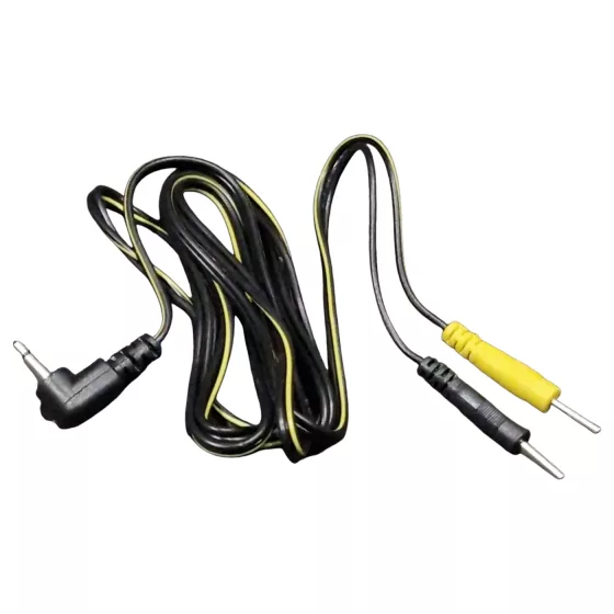 DG-LAB - Electrode cable from 2.5 mm jack to 2 mm pins (black)