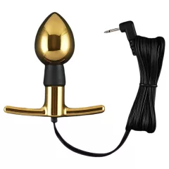 DG-LAB BiPolar A - bipolar metal anal plug electrode (gold)