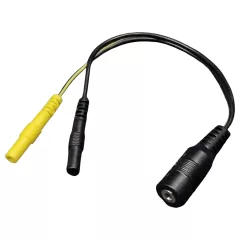   DG-LAB - electrode splitter from 2.5 mm socket to 2 mm (black)