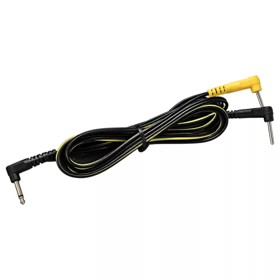 DG-LAB - Electrode cable with right‑angled 2 mm pins (black)