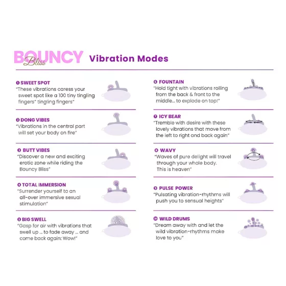 Bouncy Bliss Classic - Inflatable Pillow Vibrator (Purple)