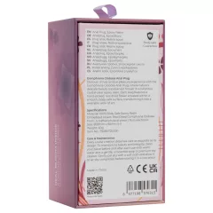 LOVISS Flower - anal plug - purple (transparent)