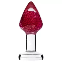 LOVISS Flower - anal plug - purple (transparent)