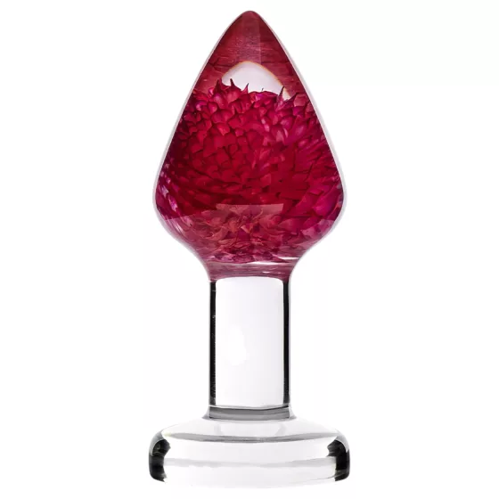 LOVISS Flower - anal plug - purple (transparent)