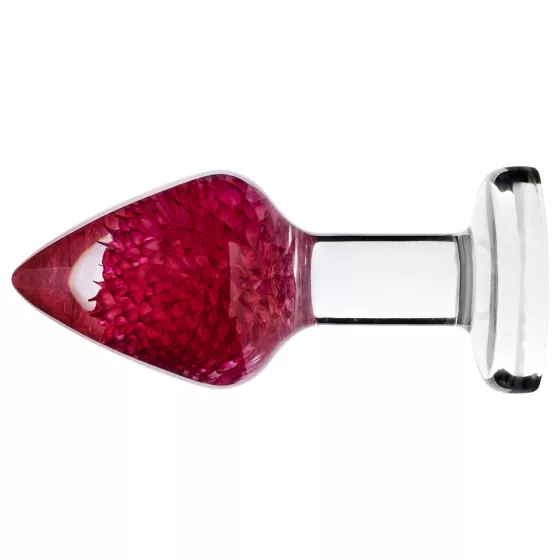 LOVISS Flower - anal plug - purple (transparent)