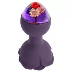 LOVISS Flower - remote‑controlled anal vibrator (purple)
