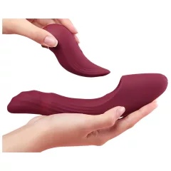 Vibeconnect - 2in1 G-Spot & Clitoris Vibrator (Red)