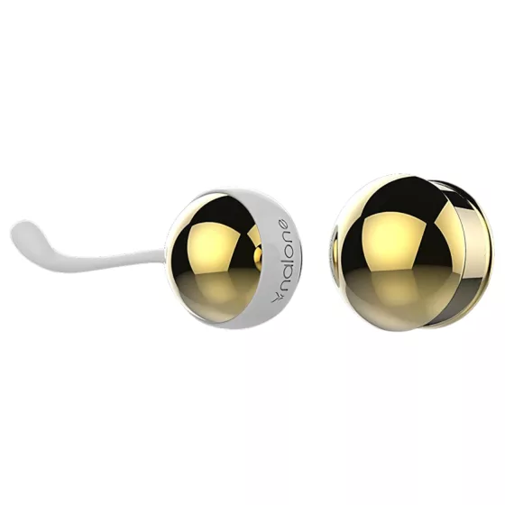 Nalone Yany Love - Adjustable Kegel Ball Set (Blue-Gold)