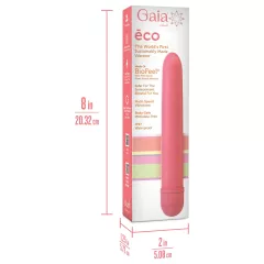 Gaia Eco L - Eco-Friendly Vibrator (Pink) - Large