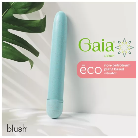 Gaia Eco L - eco-friendly rod vibrator (blue) - large