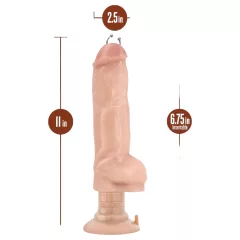 Blush Bad Boy – Studded Vibrator, 17 cm (Natural)