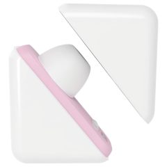   Vibeconnect - Rechargeable Airwave Clitoral Stimulator (White-Peach)