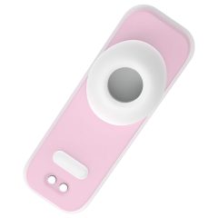   Vibeconnect - Rechargeable Airwave Clitoral Stimulator (White-Peach)