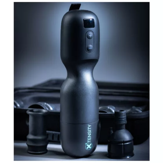 Xtensity 1 - vacuum, pulsating masturbator (black)