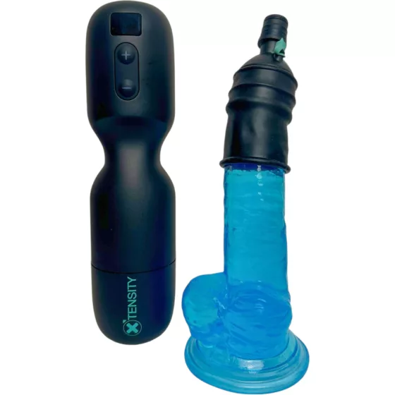 Xtensity 1 - vacuum, pulsating masturbator (black)