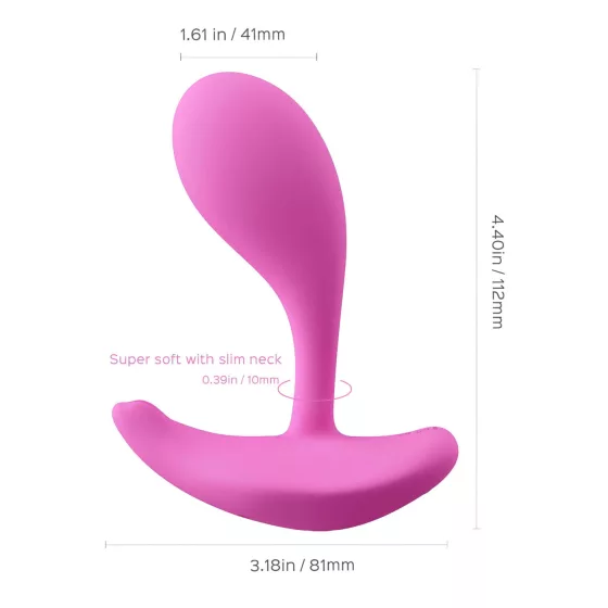 Honey Play Box Oly 2 - App-controlled G-spot and clitoral vibrator (pink)