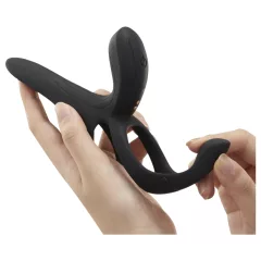   Honey Play Box Pleasure Pivot - Smart Vibration Penis & Testicle Ring (Black)