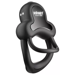 Honey Play Box Anello - Smart Vibrating Ring for Men (Black)