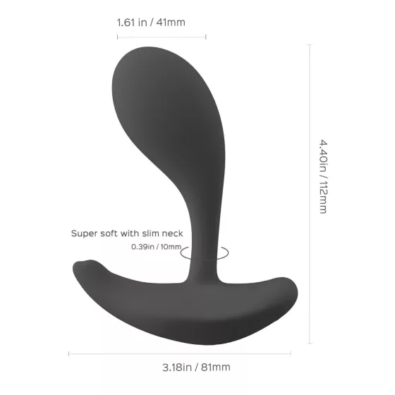 Honey Play Box Oly 2 - Smart G-Spot & Clitoral Stimulator (Black)