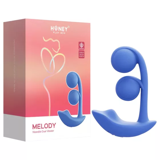 Honey Play Box Melody - Smart Pearl 2in1 Vibrator (Blue)