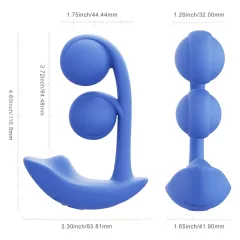 Honey Play Box Melody - Smart Pearl 2in1 Vibrator (Blue)