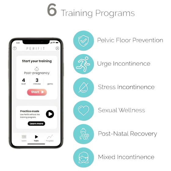 Perifit - Smart Rechargeable Kegel Exerciser (Pink)