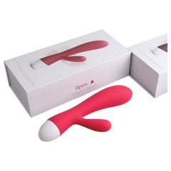 Cotoxo Dolphin & baby - cordless vibrator with handle (red)