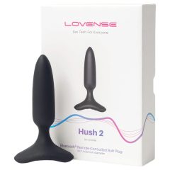   LOVENSE Hush 2 XS - Rechargeable Mini Anal Vibrator (1-inch) - Black